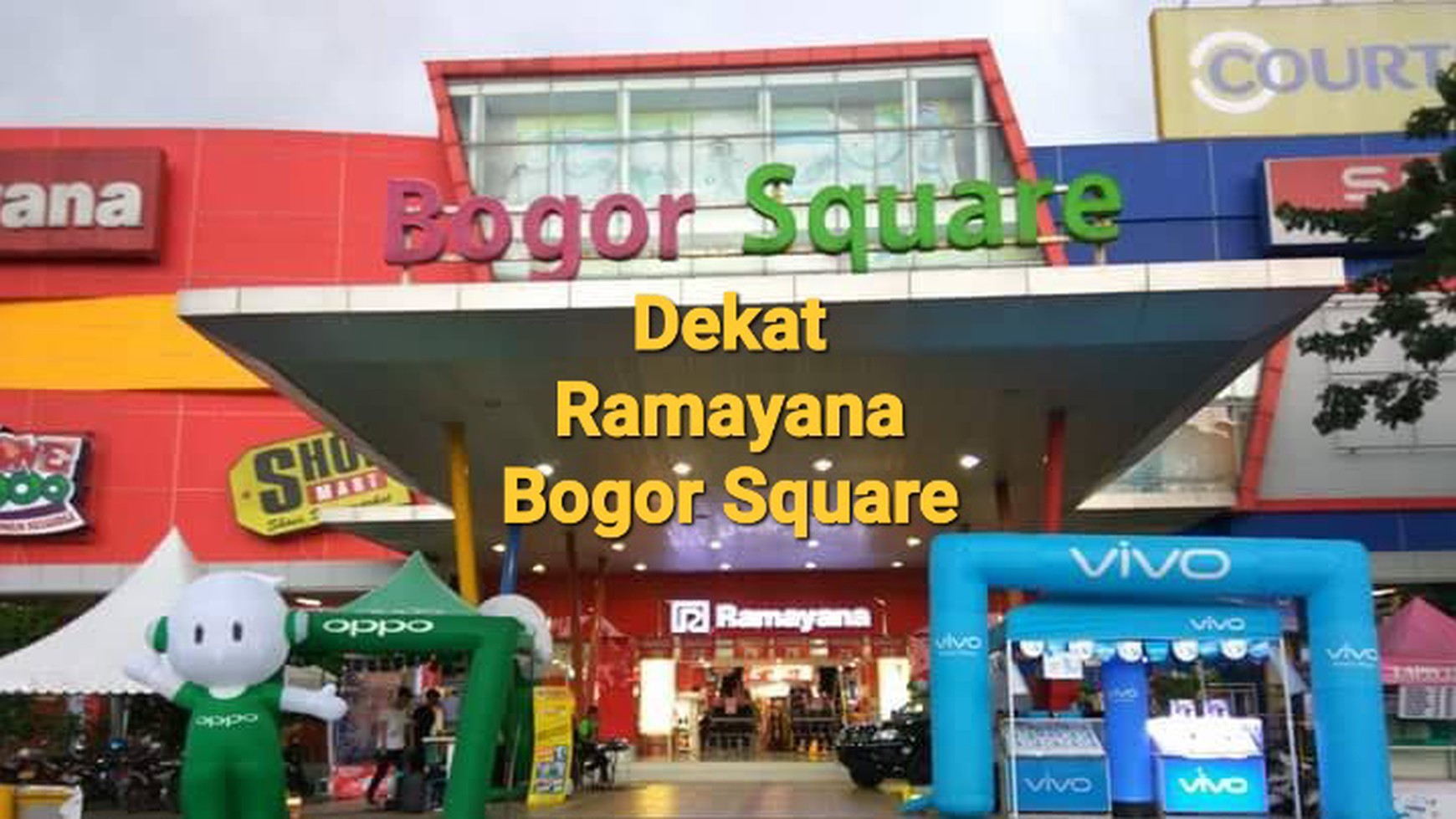 TANAH COMMERCIAL DI TANAH SAREAL BOGOR, AKSES TOL MUDAH DARI ARAH SENTUL CITY, COCOK UNTUK GUDANG, PABRIK, APARTEMENT, CAFE RESTORAN