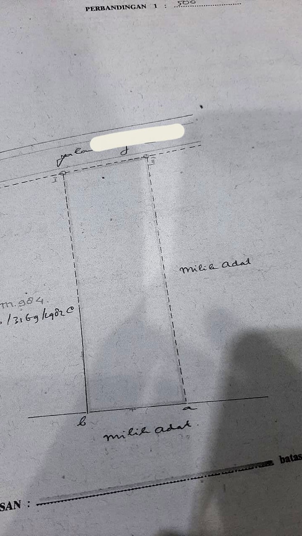 Rumah Lama Hitung Tanah  Lokasi Strategis Cocok untuk Townhouse & Cluster serta Kost  - Perkantoran di Bangka, Jakarta Selatan