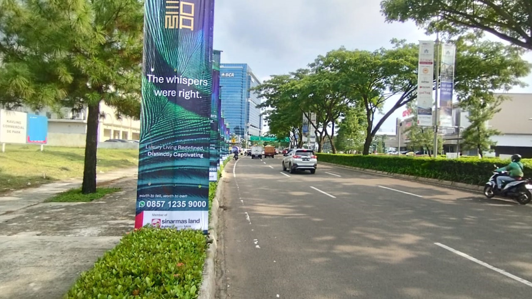 Dijual cepat tanah kavling komersial lokasi prima De Park BSD City