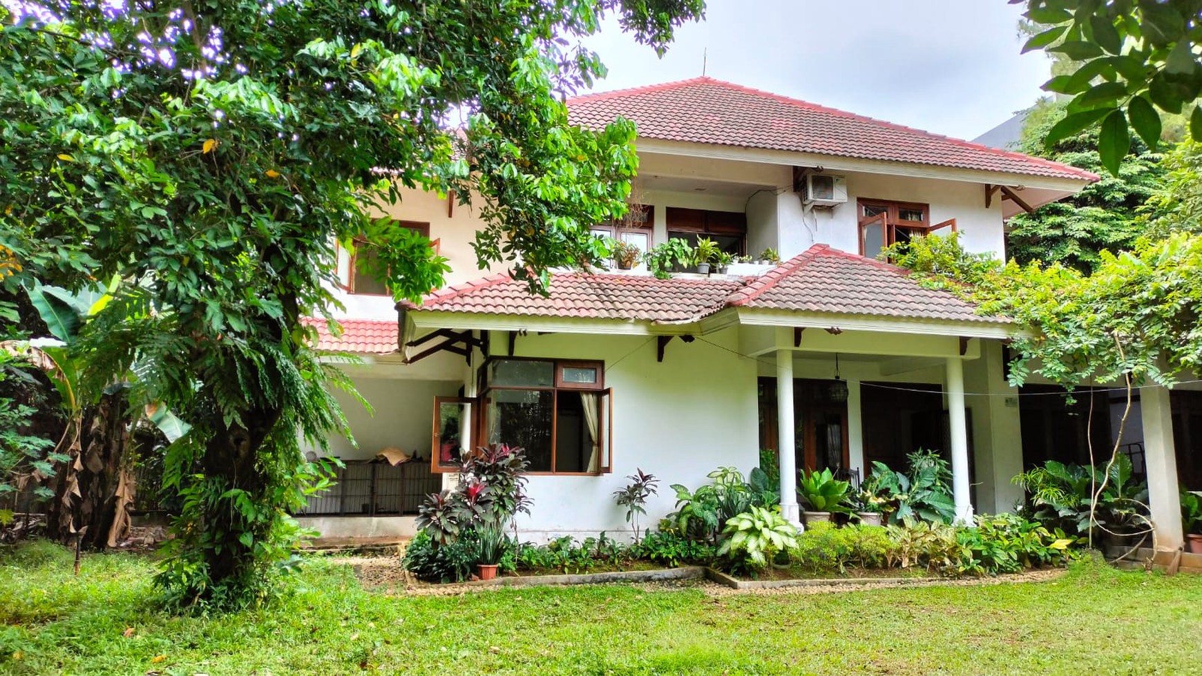 Rumah Klasik Asri dan Nyaman Luas Tanah 2585m2 di Area Pejaten Barat