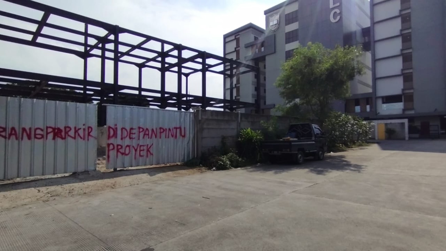 Min 5 tahun sewa tanah kavling depan sekolah penabur gading serpong lokasi prima jalan raya