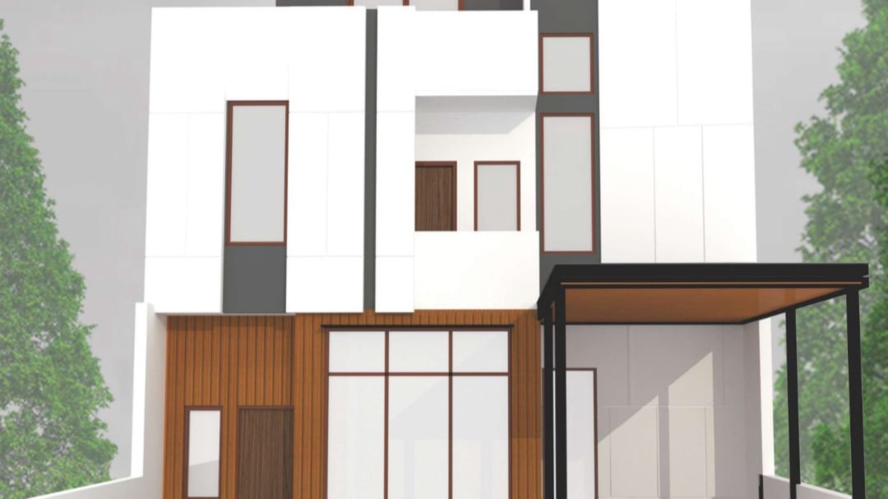 Rumah 4 lantai, Brand New dalam Cluster di Graha Bintaro