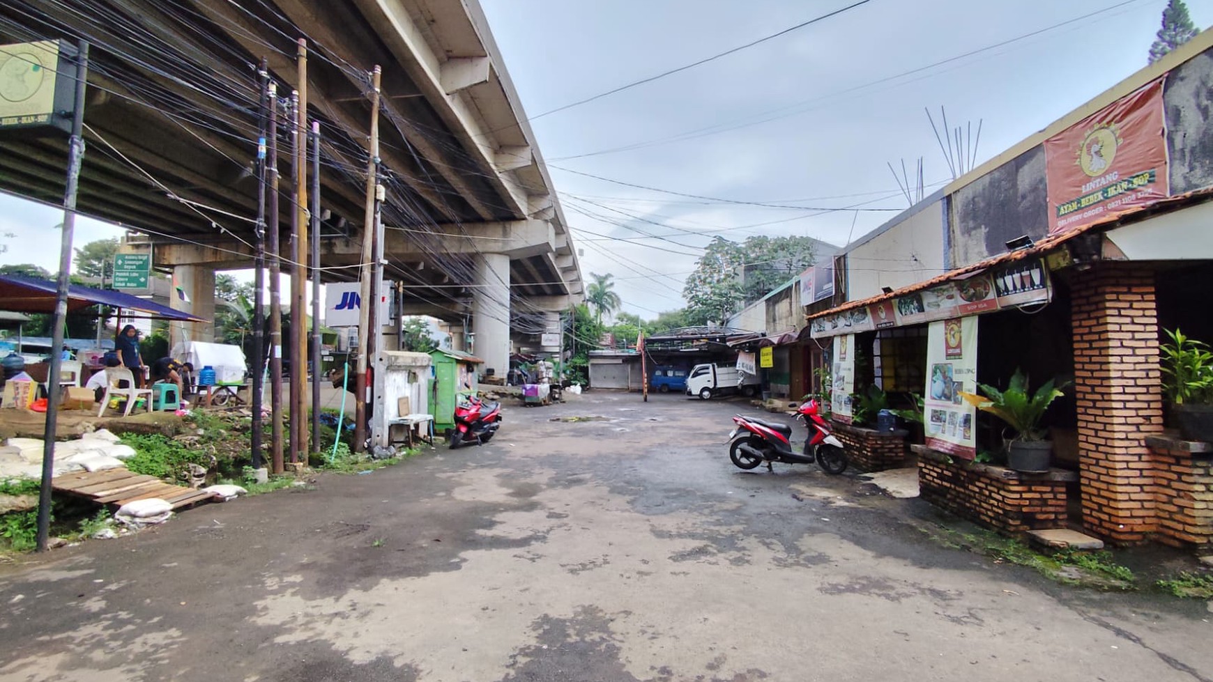 Cilandak andara tanah komersial luas 1850 pinggir tol