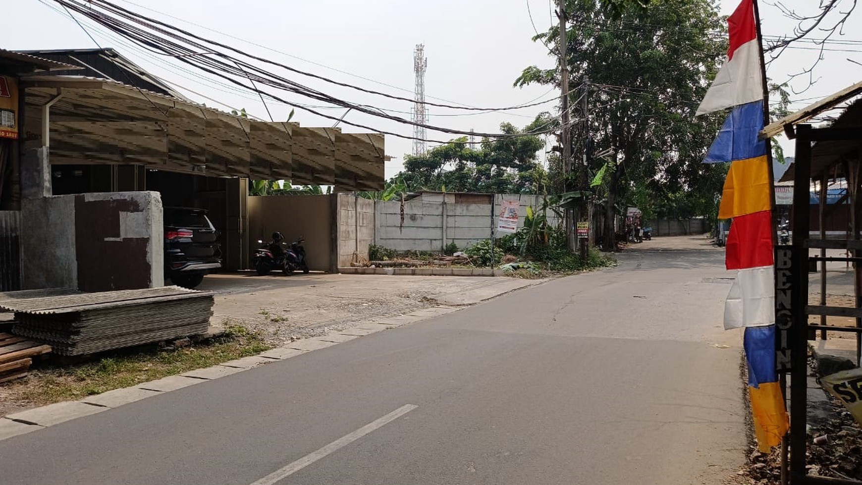Kavling/ ruang usaha, lokasi strategis di jalan utama Serpong