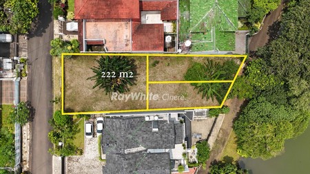 Tanah Luas 222 meter di Cinere, Harga Terbaik Lokasi Menarik
