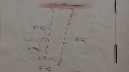 Rumah Hitung tanah di Yogyakarta Jawa Tengah 