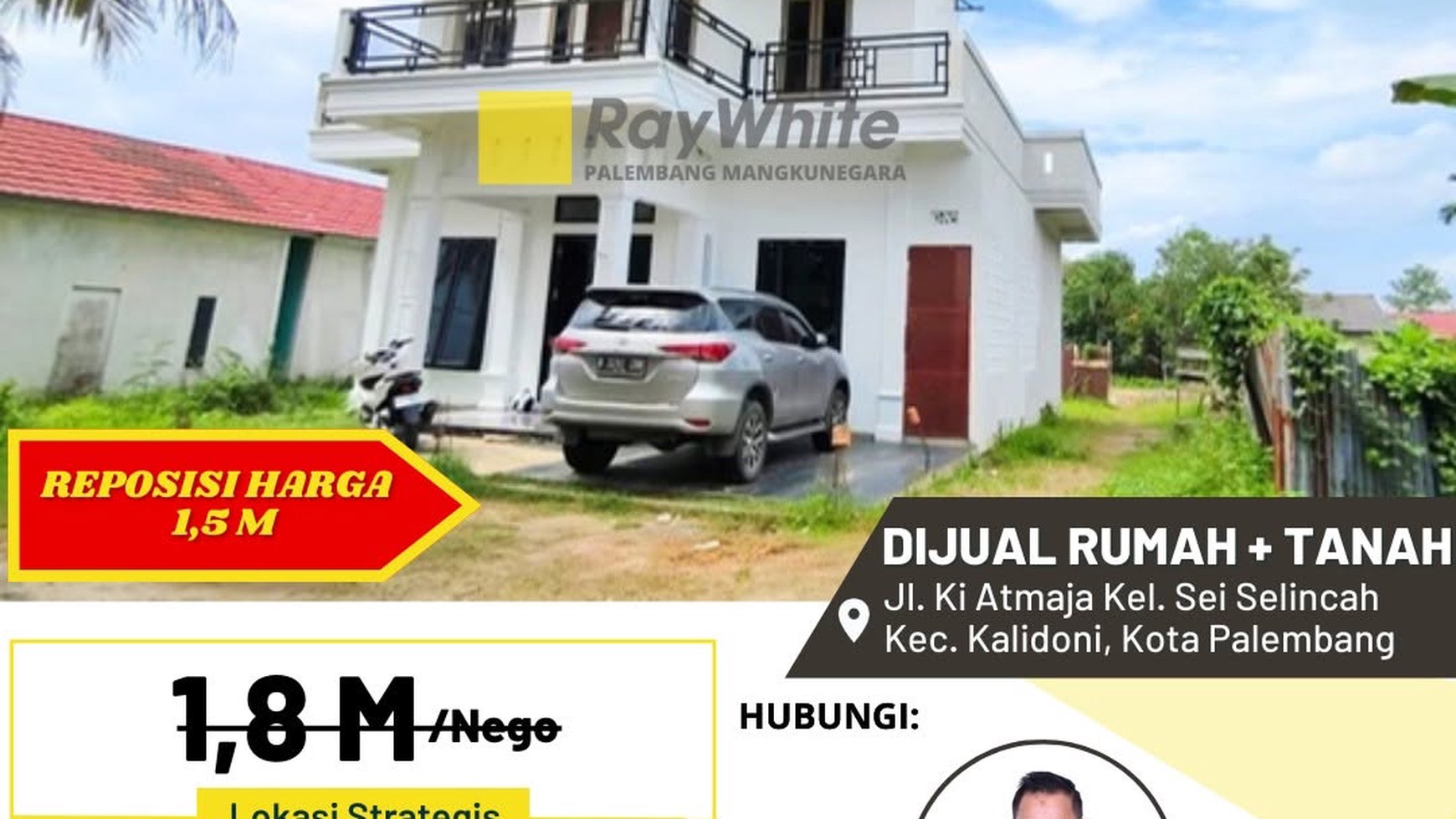 DI JUAL RUMAH CANTIK BESERTA TANAH YANG LUAS
