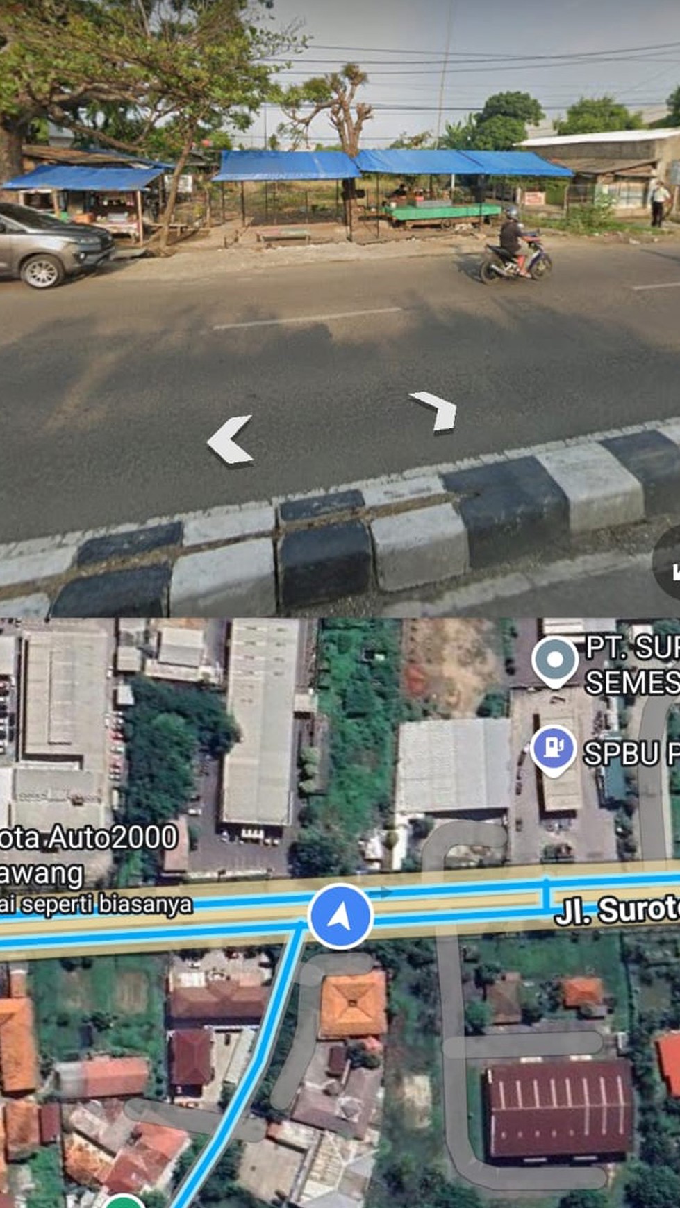 Kavling Strategis Pinggir Jalan Cocok Untuk Ruang Usaha di Karawang.