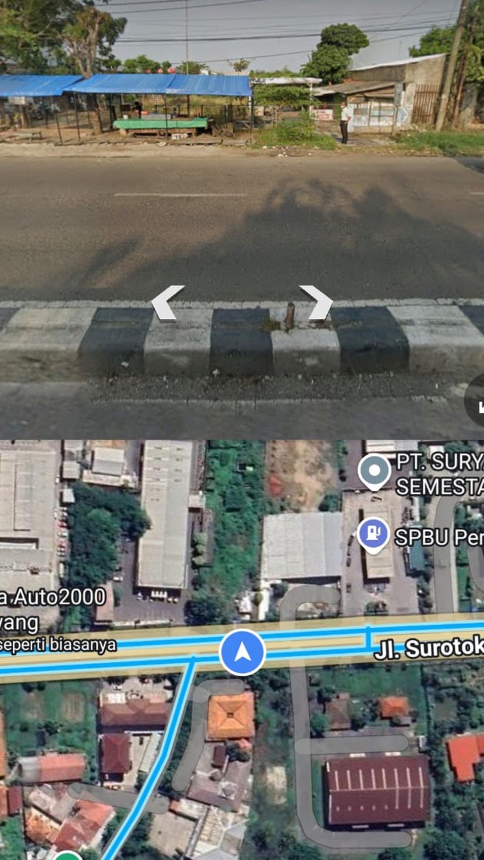Kavling Strategis Pinggir Jalan Cocok Untuk Ruang Usaha di Karawang.
