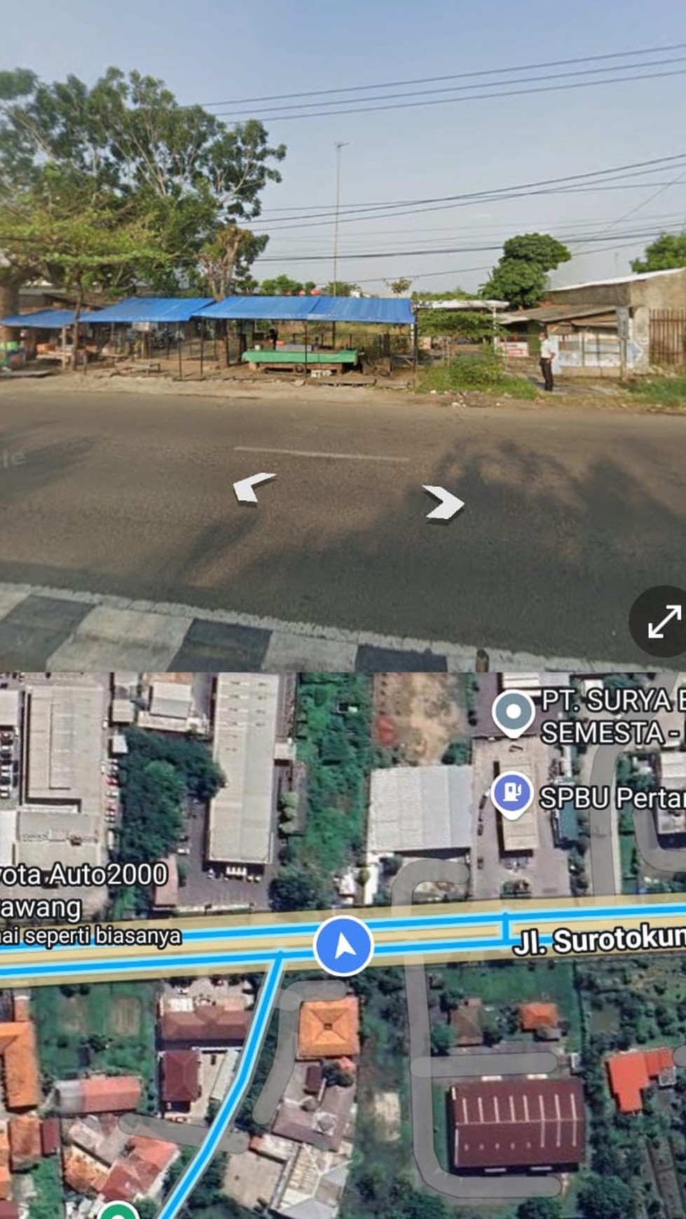 Kavling Strategis Pinggir Jalan Cocok Untuk Ruang Usaha di Karawang.
