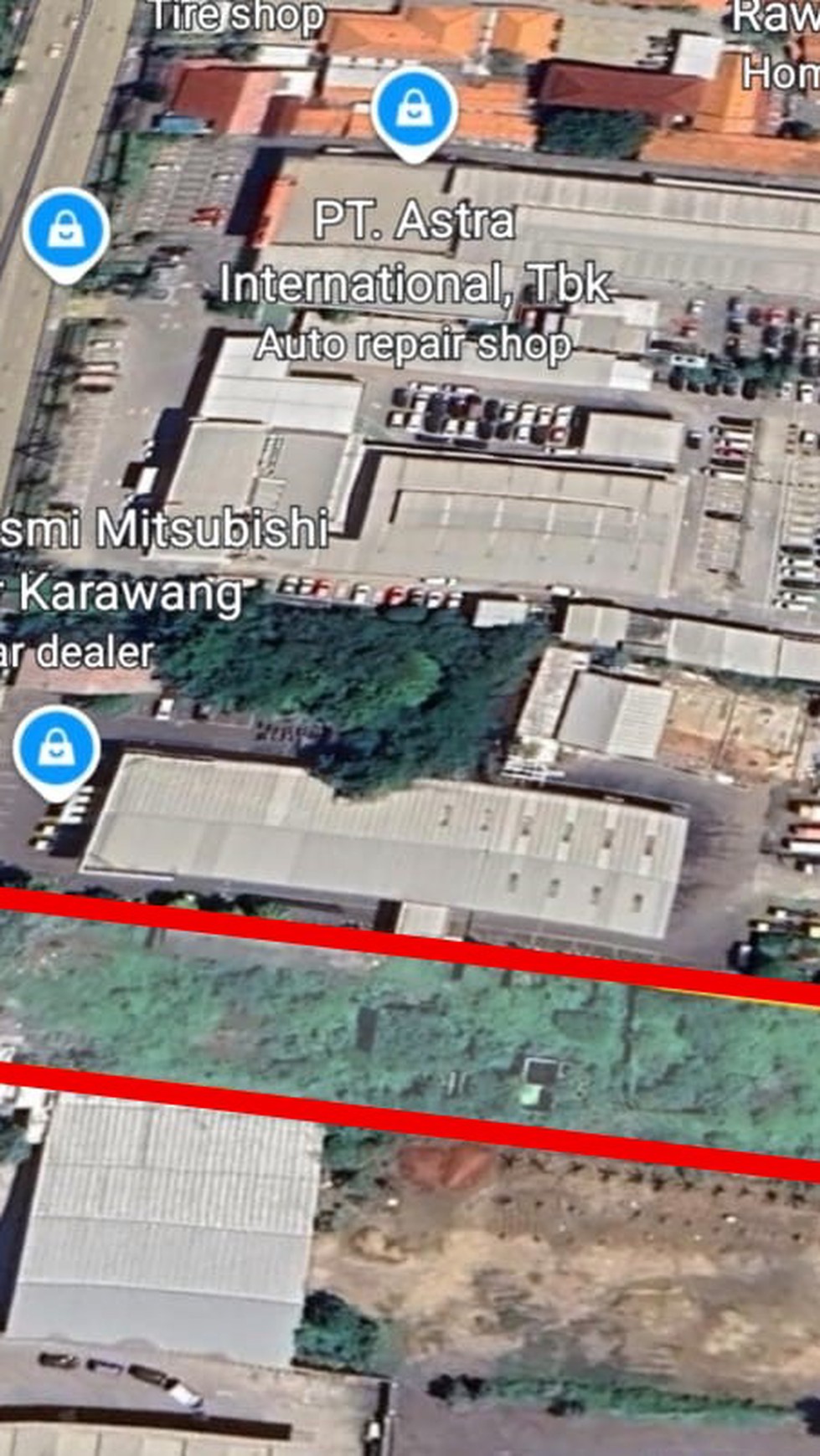 Kavling Strategis Pinggir Jalan Cocok Untuk Ruang Usaha di Karawang.