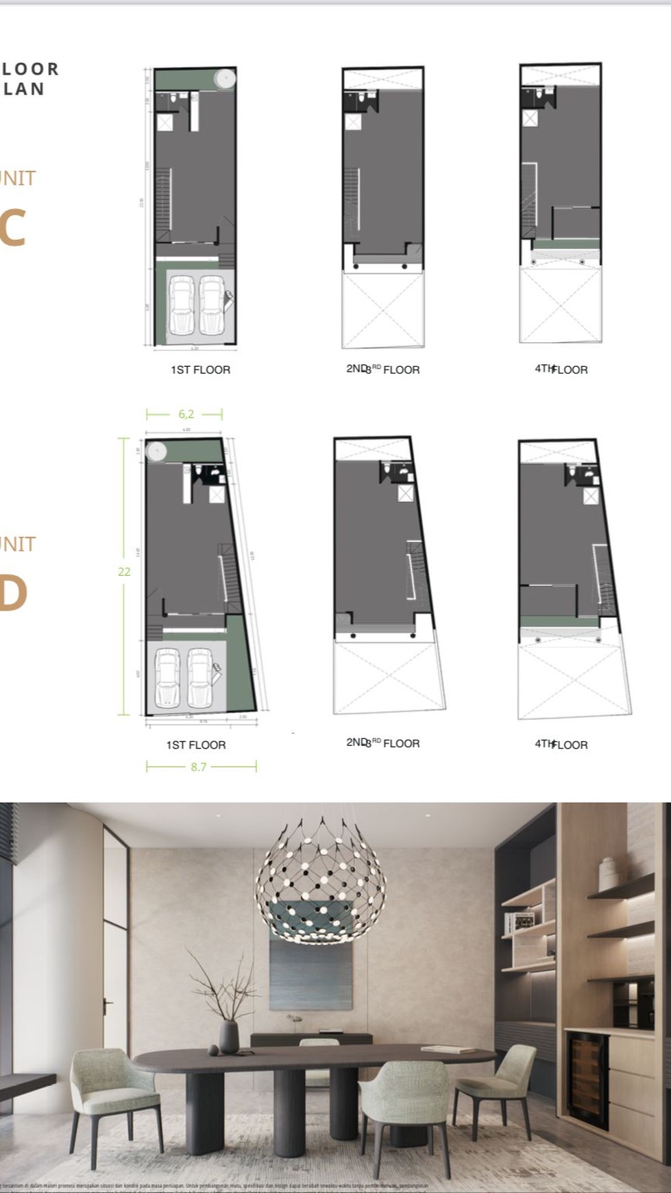 Rumah Hitung Tanah Area Cipete