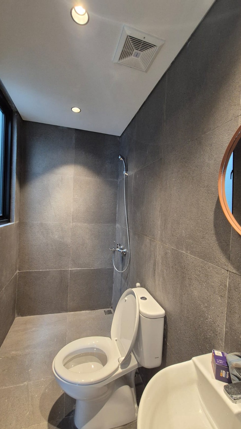 Rumah Baru Tropical Design Vanya Park BSD city Posisi hoek