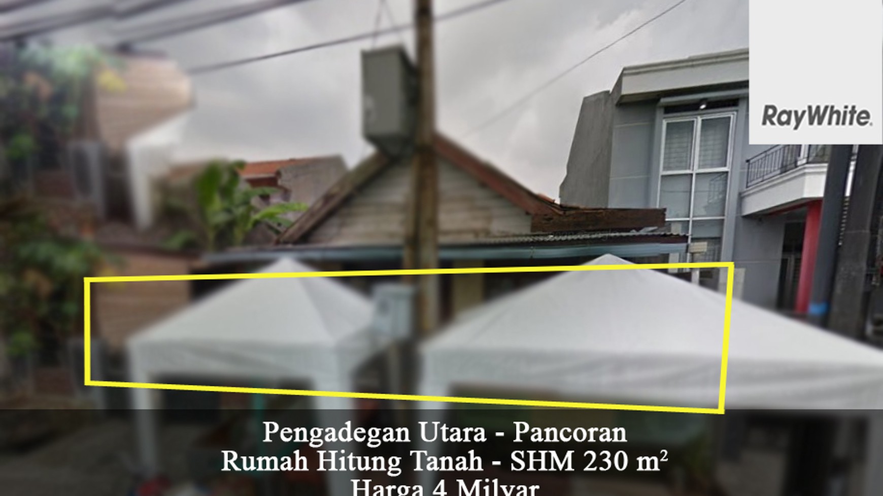 Rumah Hitung Tanah Area Cipete