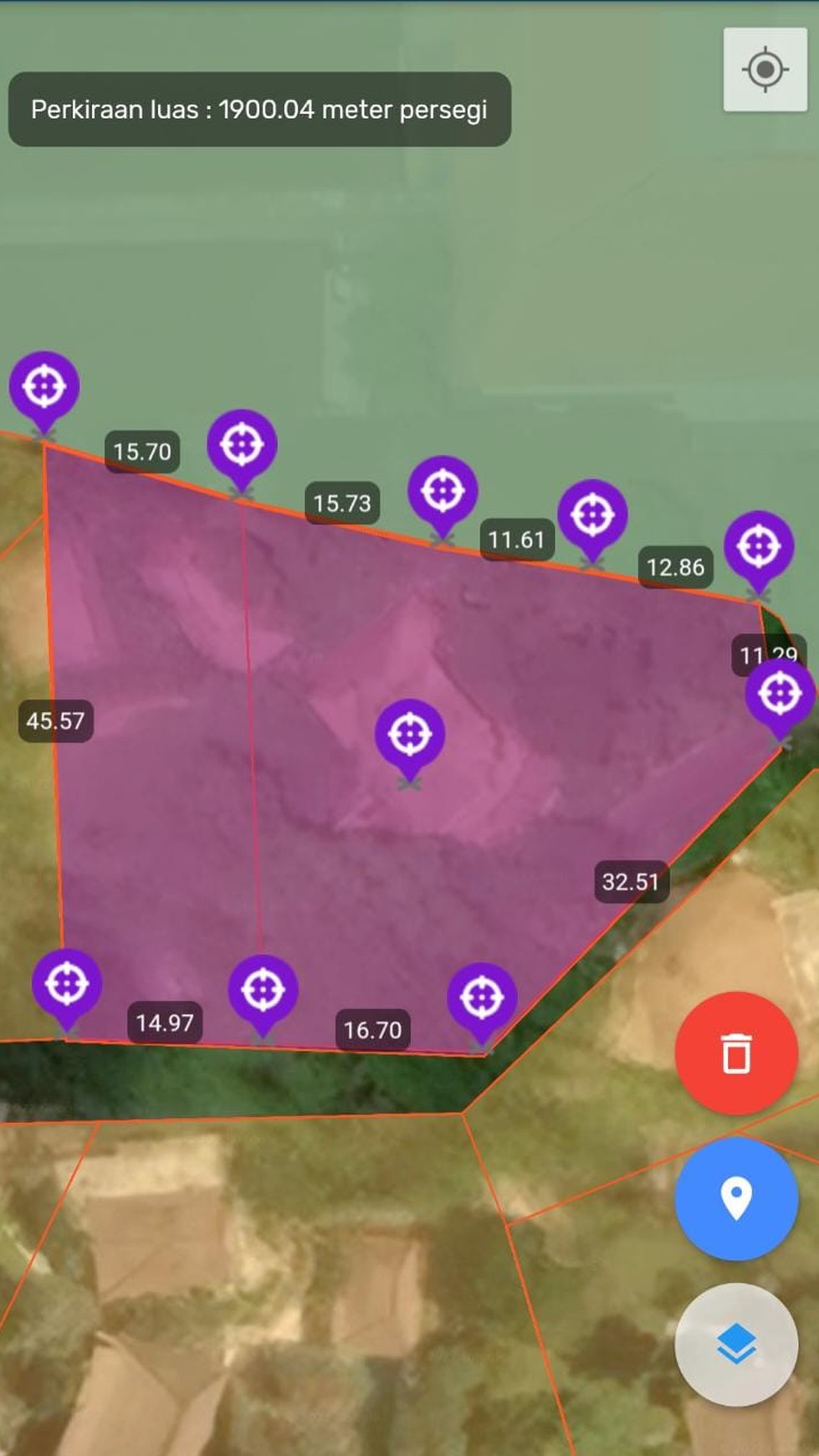 Rumah Hitung Tanah Area Cipete