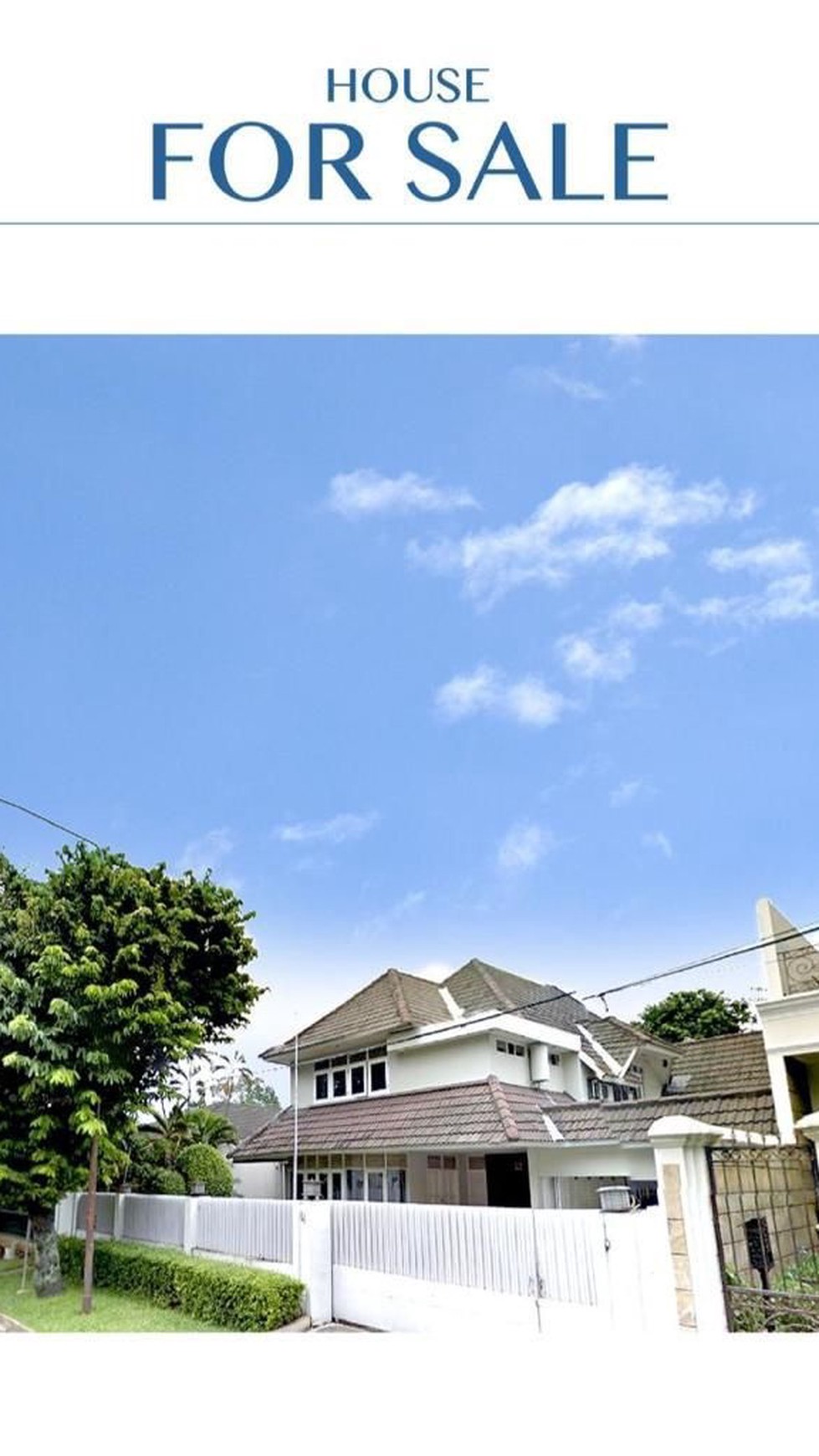 Dijual Rumah dengan tanah yang luas di JL. Metro Indah Pondok indah jakarta selatan