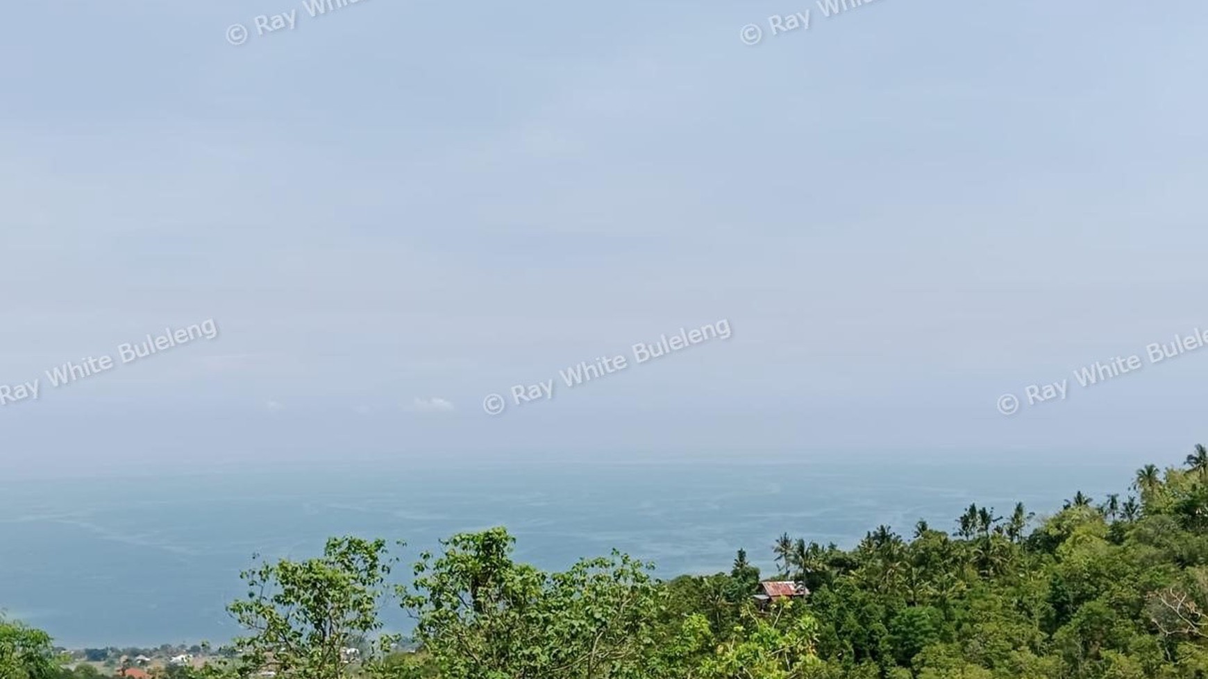 Prime Hillside Plot with Breathtaking Ocean Vista in Cempaga