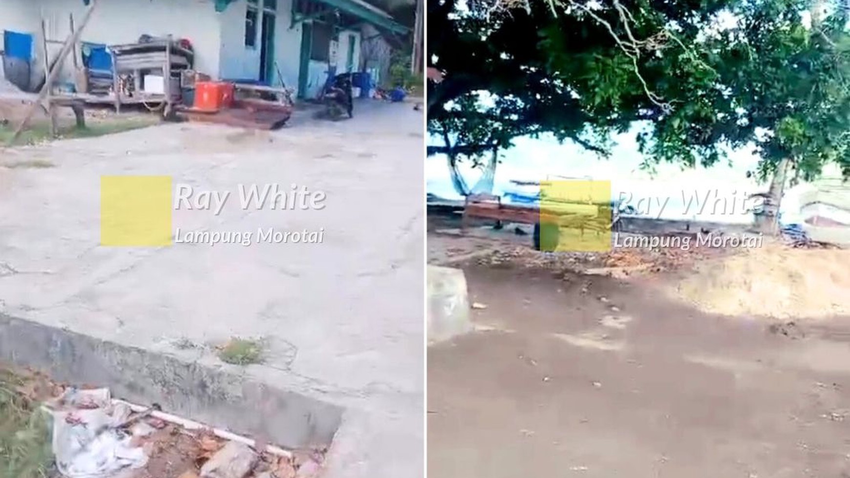 Dijual tanah pantai bonus 2 villa Pesawaran Lampung
