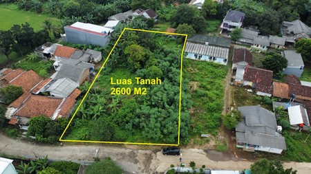 Tanah Strategis di Wanaherang cocok untuk Pabrik, Bengkel, dan Gudang 
