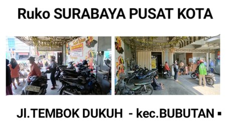 Disewakan Ruko Tembok Dukuh - Bubutan - Surabaya Pusat - Spesial Lebar 4 Meter - Cocok Buat Segala Usaha - Parkiran Luas