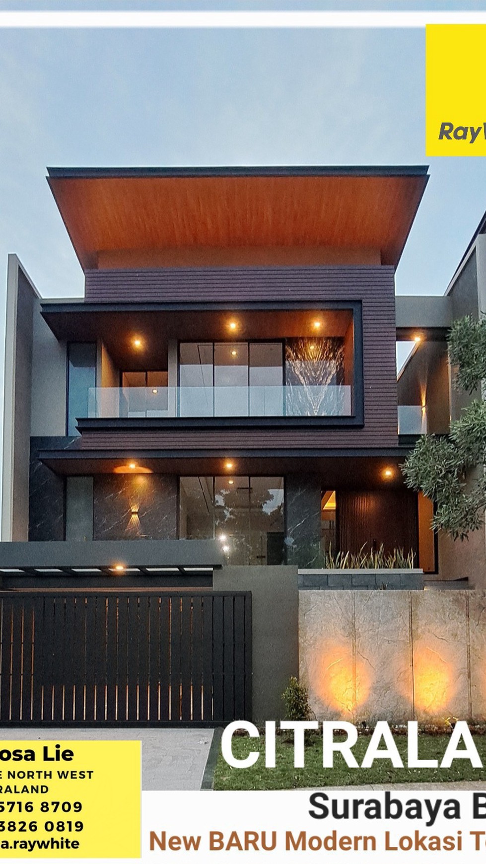 Rumah Baru Citraland Surabaya Barat Newton Hill - Taman Golf - Raffles Garden - Waterfront - Eastwood dekat Pakuwon Indah, Graha Family, Dian Istana, Bukit Darmo Golf