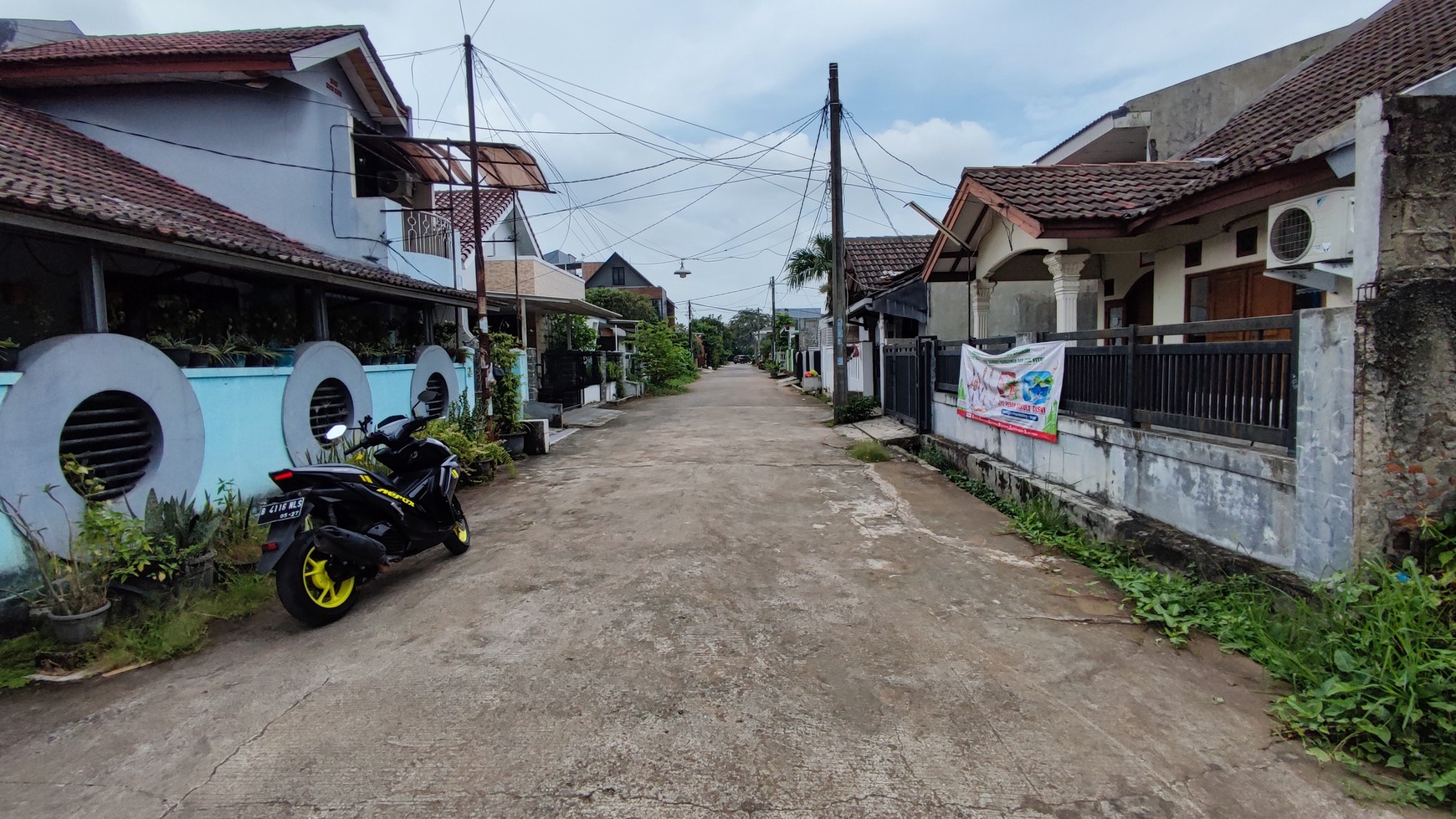 Termurah. Tanah kavling luas di Ciater Permai, Serpong