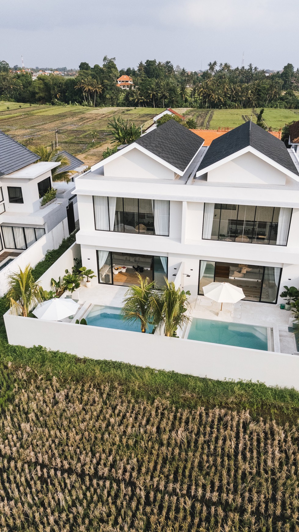 For Sale Leasehold - Brand new modern villa with serene ricefields of Kedungu
