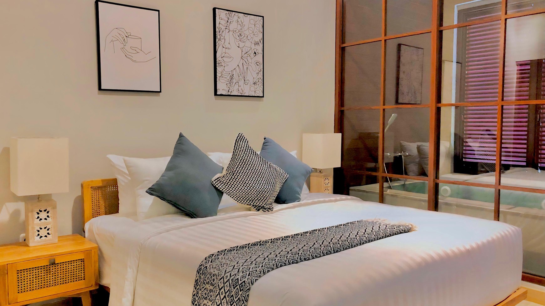 For Sale Leasehold - Brand new modern villa with serene ricefields of Kedungu