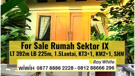 JUAL CEPAT !!! Rumah Siap Huni di Bintaro Jaya Luas 392m Harga 6M nego sampai DEAL
