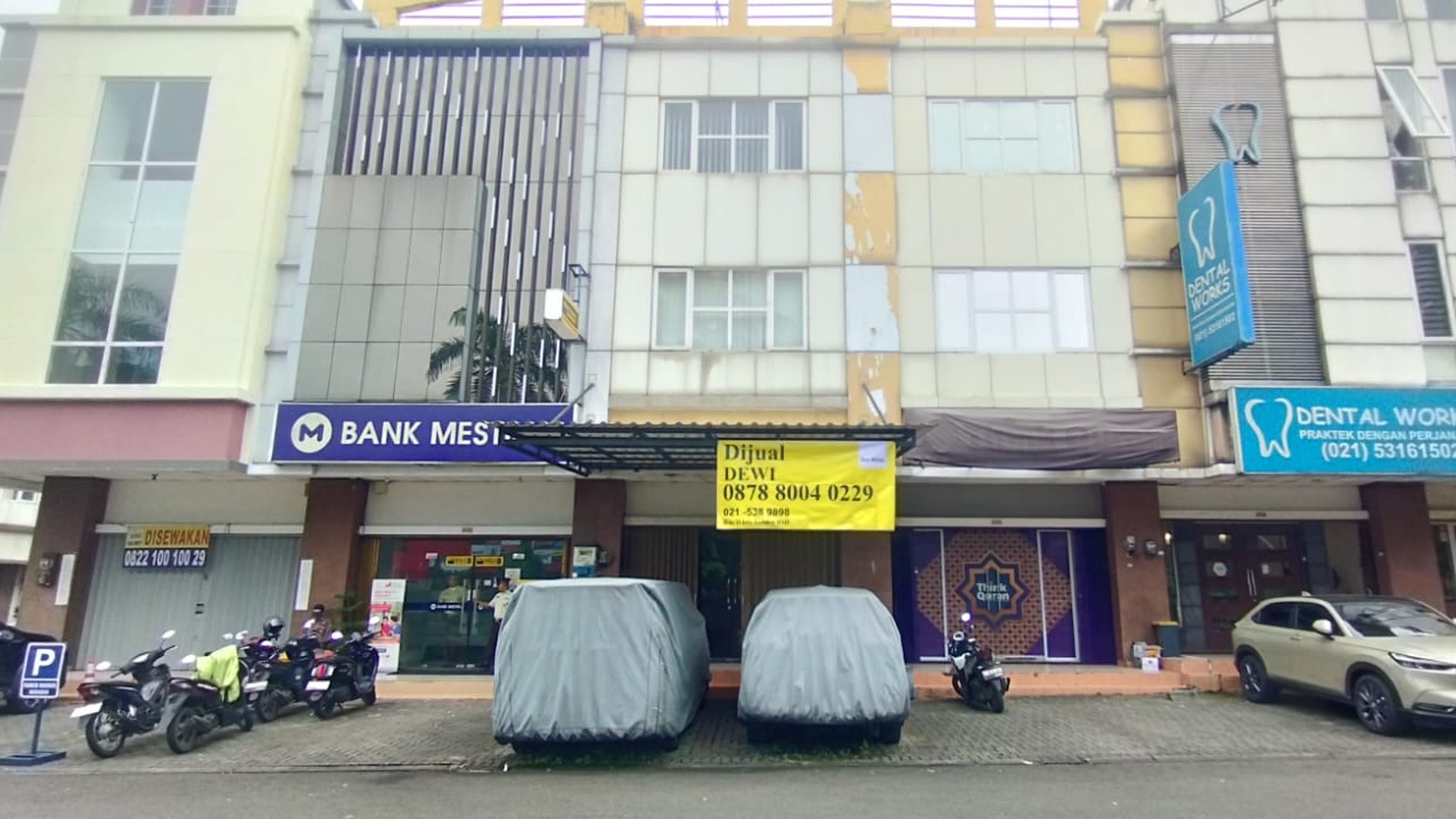 Dijual ruko terdepan jl pahlawan seribu golden boulevard bsd city siap huni