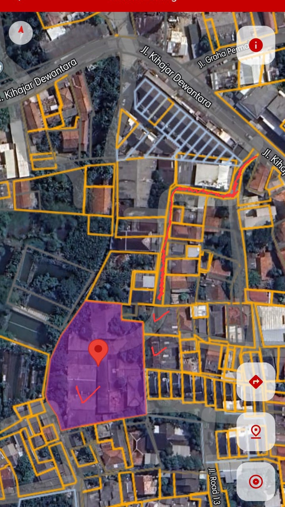 Dijual murah hanya 3.5jt/ m2 tanah kavling area ciputat tangerang selatan strategis