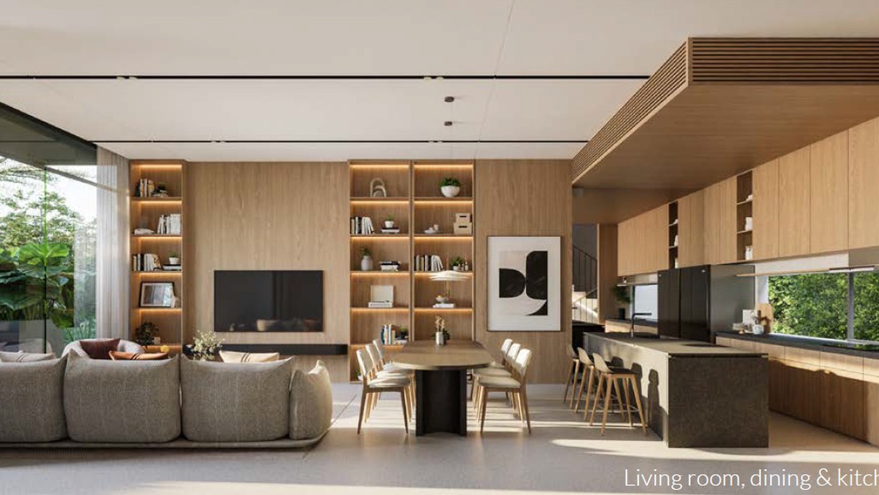 Rumah Mewah Dalam Cluster Siap Huni di Area Kemang