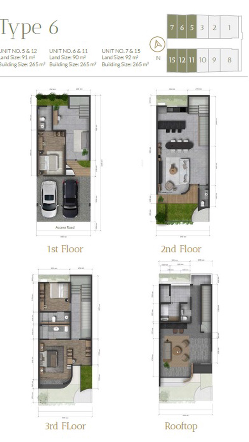Rumah Mewah Dalam Cluster Siap Huni di Area Kemang