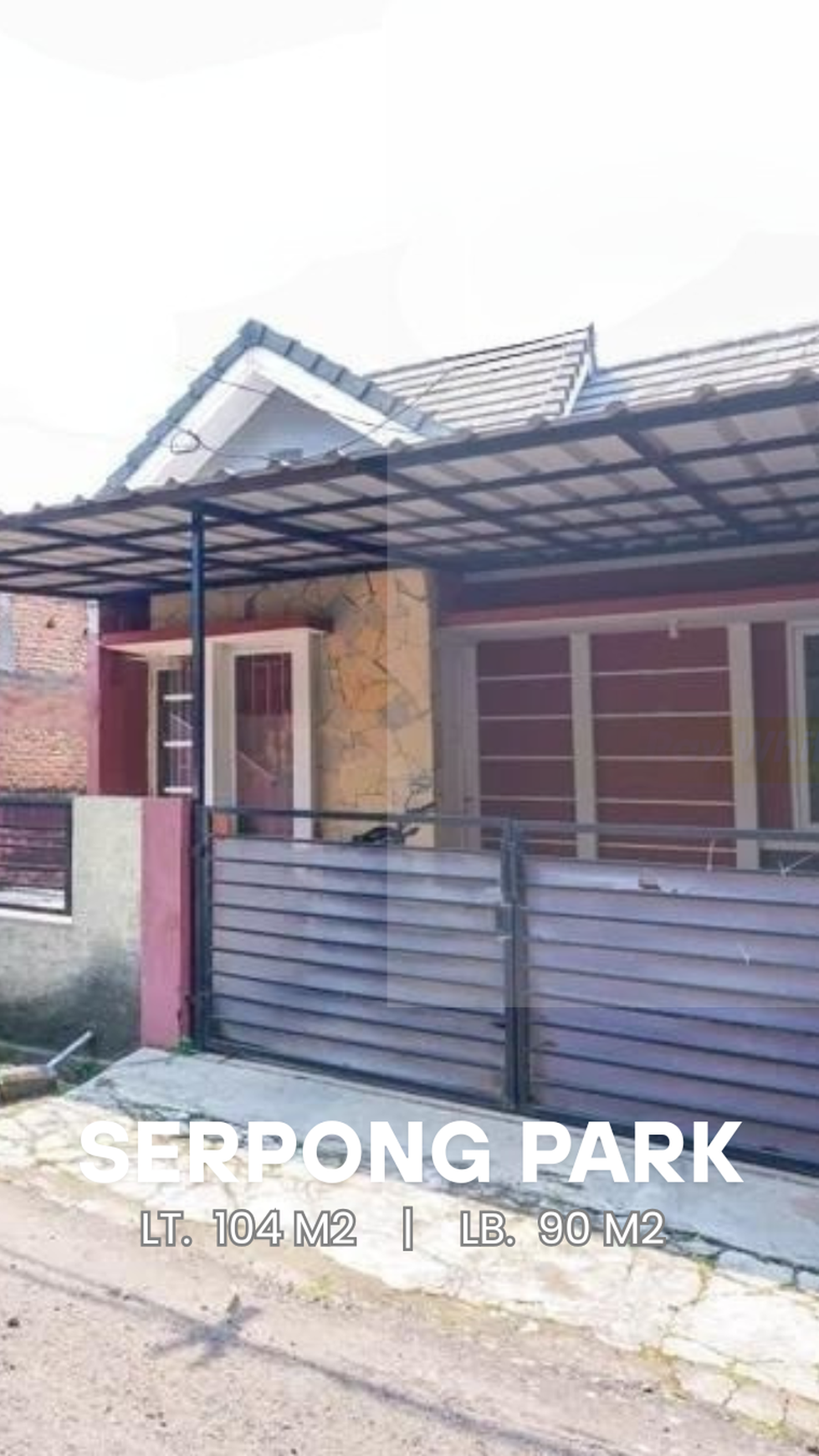 Rumah Tanah >100 di Serpong Park, Jelupang, Tangsel