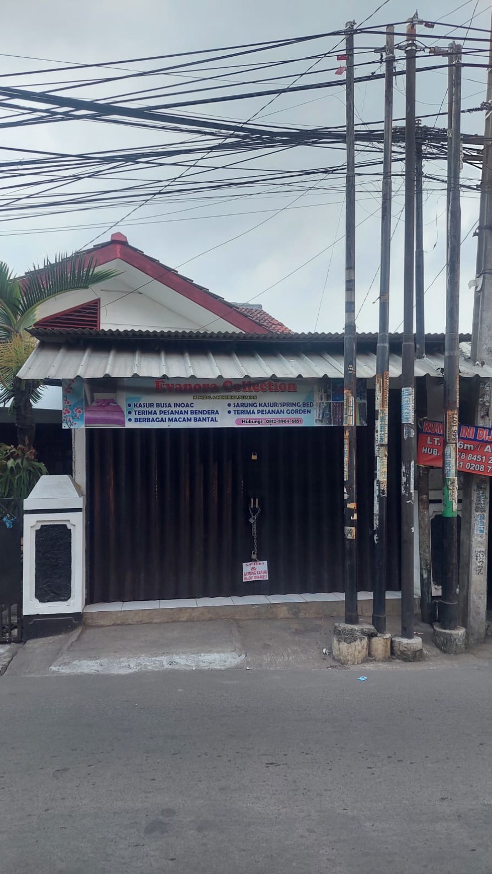 Rumah Tinggal Bisa untuk Usaha di Jl. Raya Pasar Kecapi Bekasi