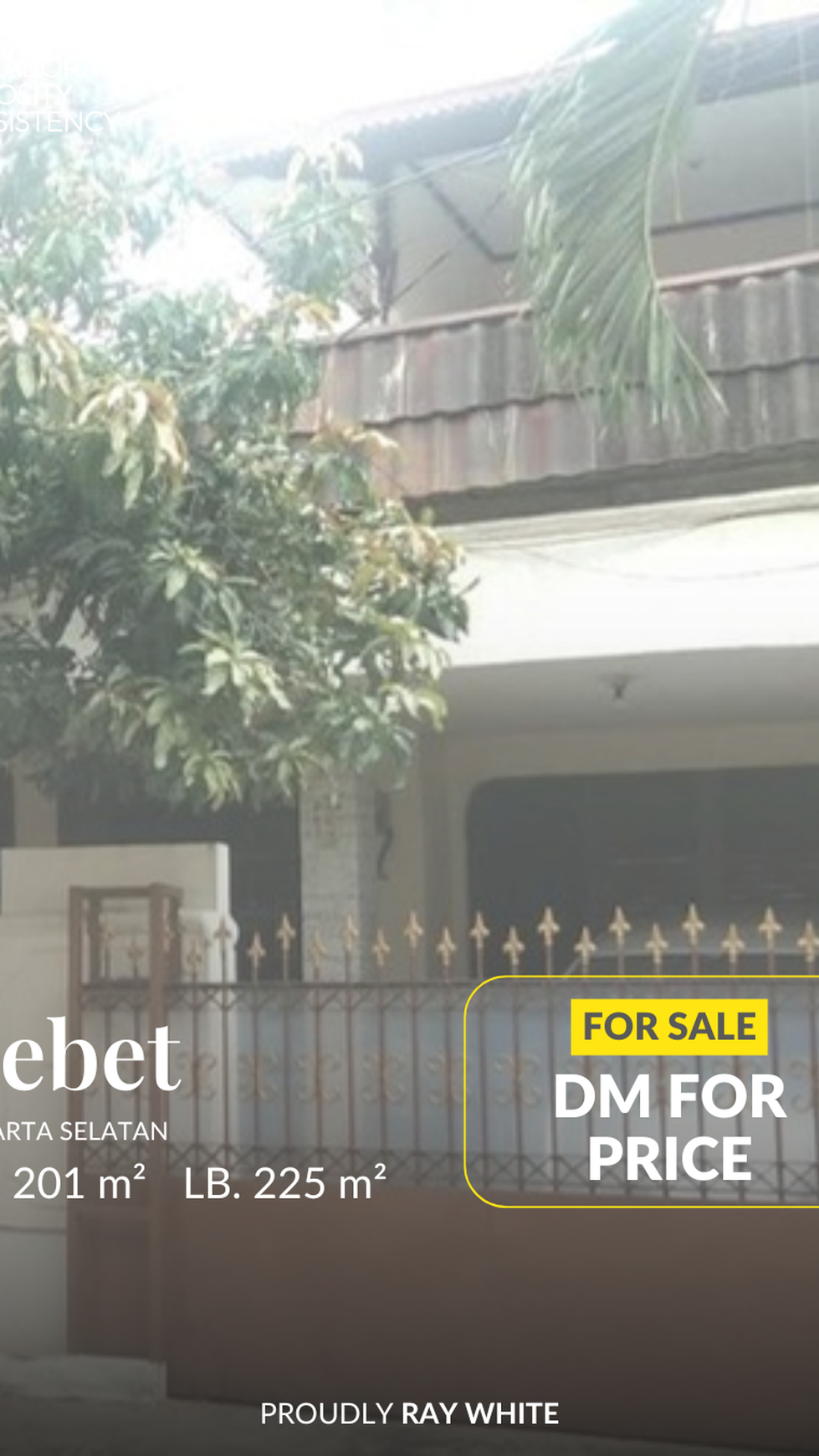 Rumah Hitung Tanah Area Cipete