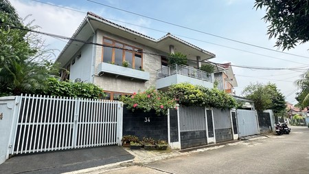 Rumah Mewah 2 Lantai Siap Huni Di Komplek Elit Loka Indah, Pancoran Dengan Harga NJOP