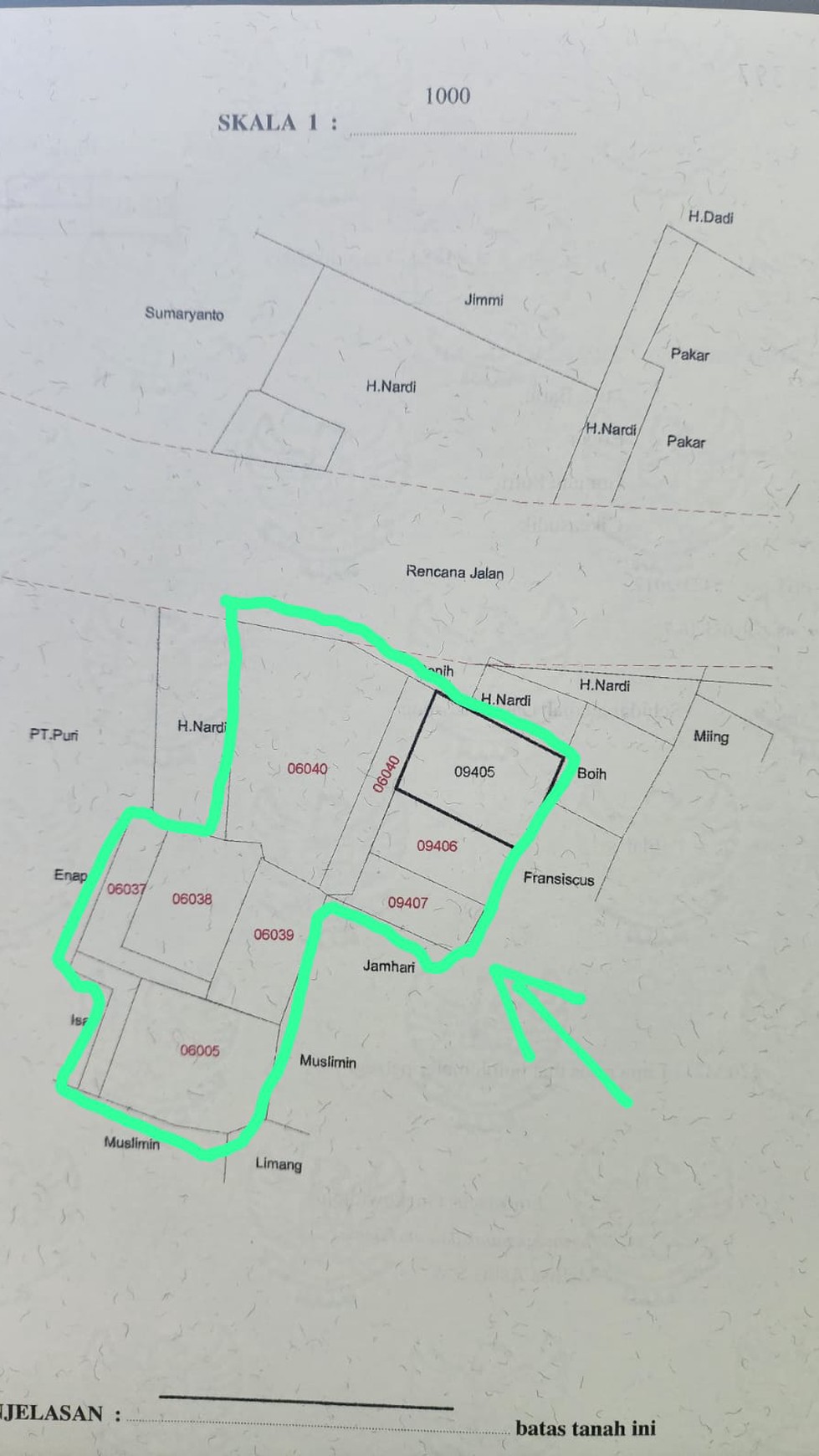 Tanah Strategis di Cikeas udik cocok  untuk restoran perkantoran gudang dll