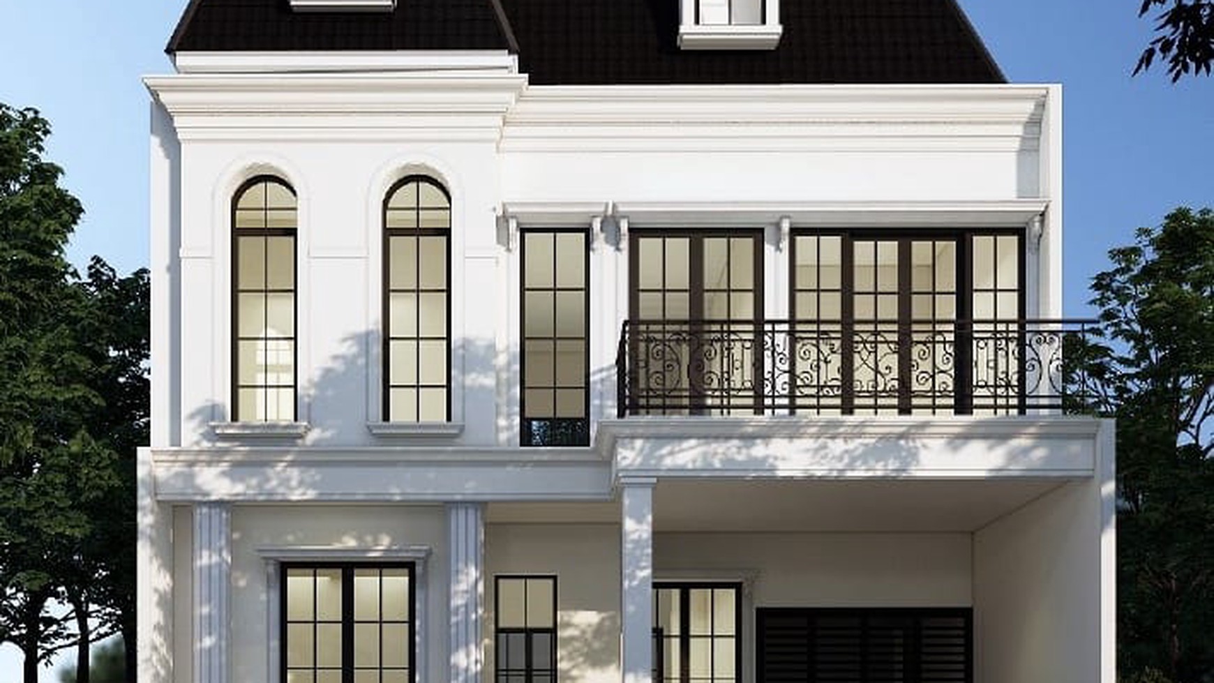 Rumah Baru Lokasi Strategis dengan Design American Klasik @Bintaro Sektor 3