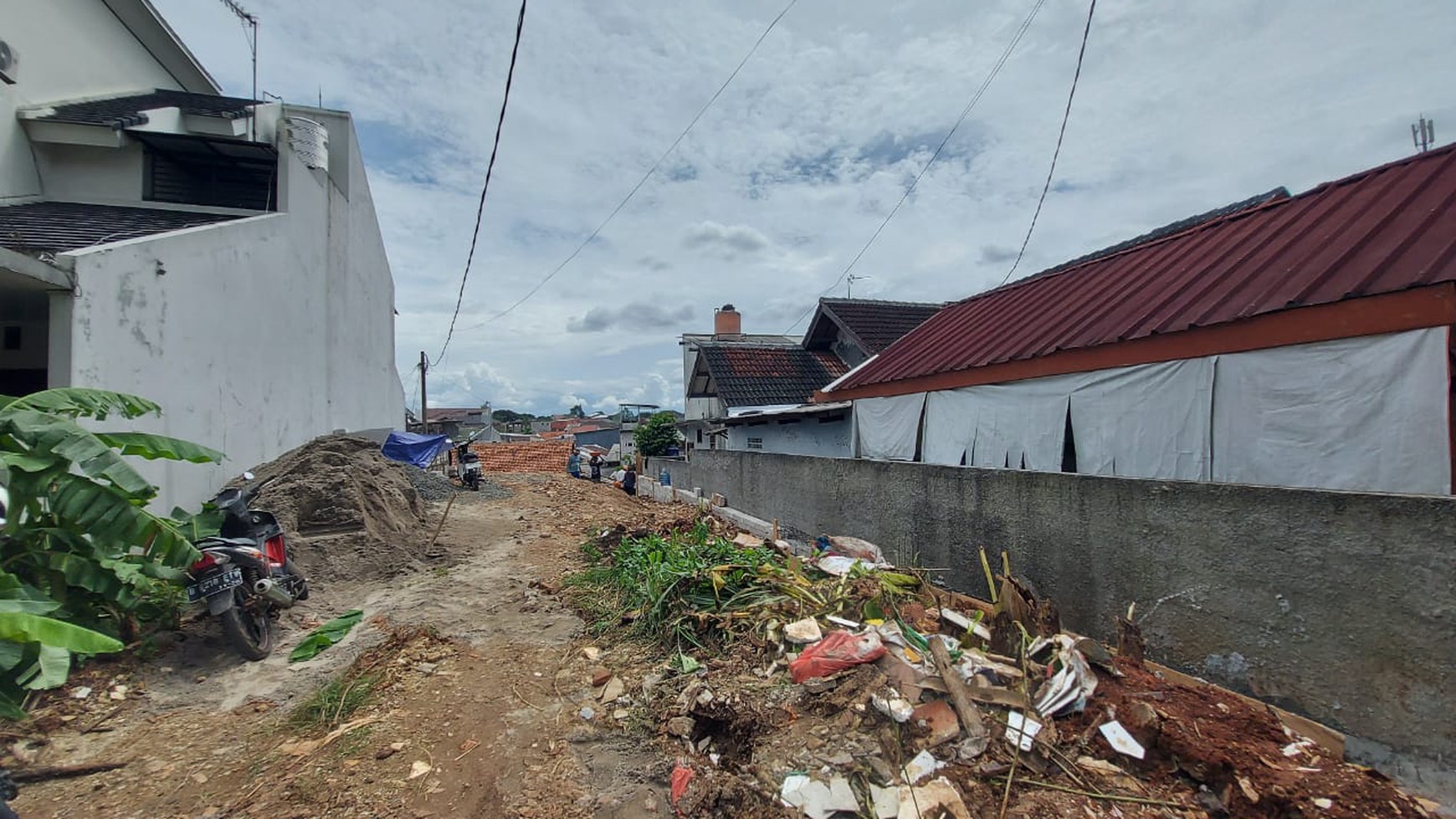 Beji timur tanah tanah kavling luas 396 meter pinggir tol cijago dekat ui