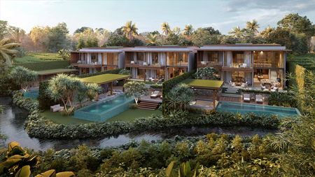 Villa for Sale  Freehold - A Luxurious Sanctuary Embraced by Nature's Serenity in the Heart of Canggu, Bali