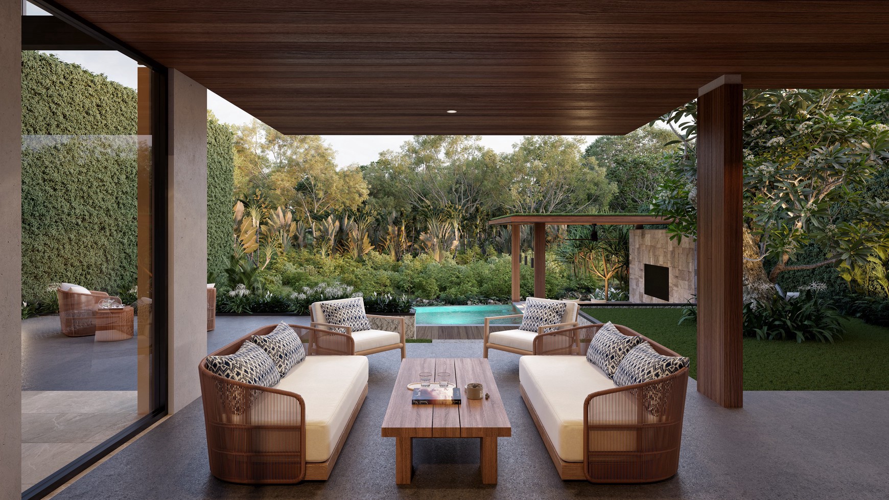 Villa for Sale  Freehold - A Luxurious Sanctuary Embraced by Nature's Serenity in the Heart of Canggu, Bali