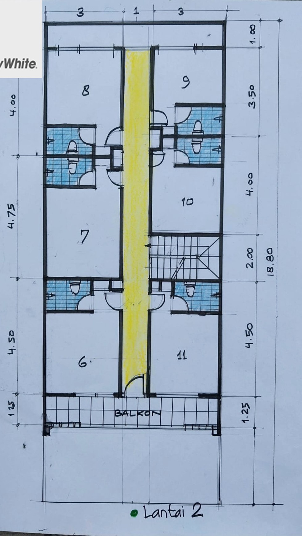 FOR SALE MURAH Rumah Kost Exclusive 17 Kamar Bendungan Hilir, Jakarta Pusat