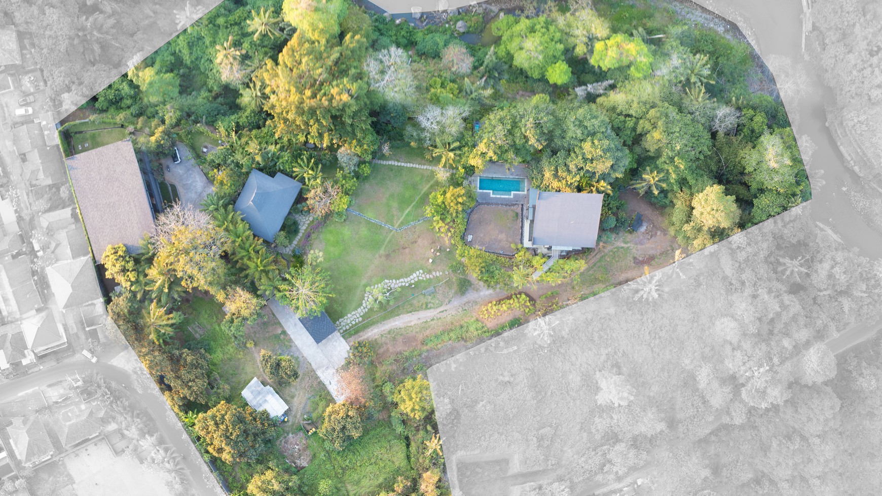 Leasehold - Premium Factory & Living Space with Stunning River Valley Views in Bali