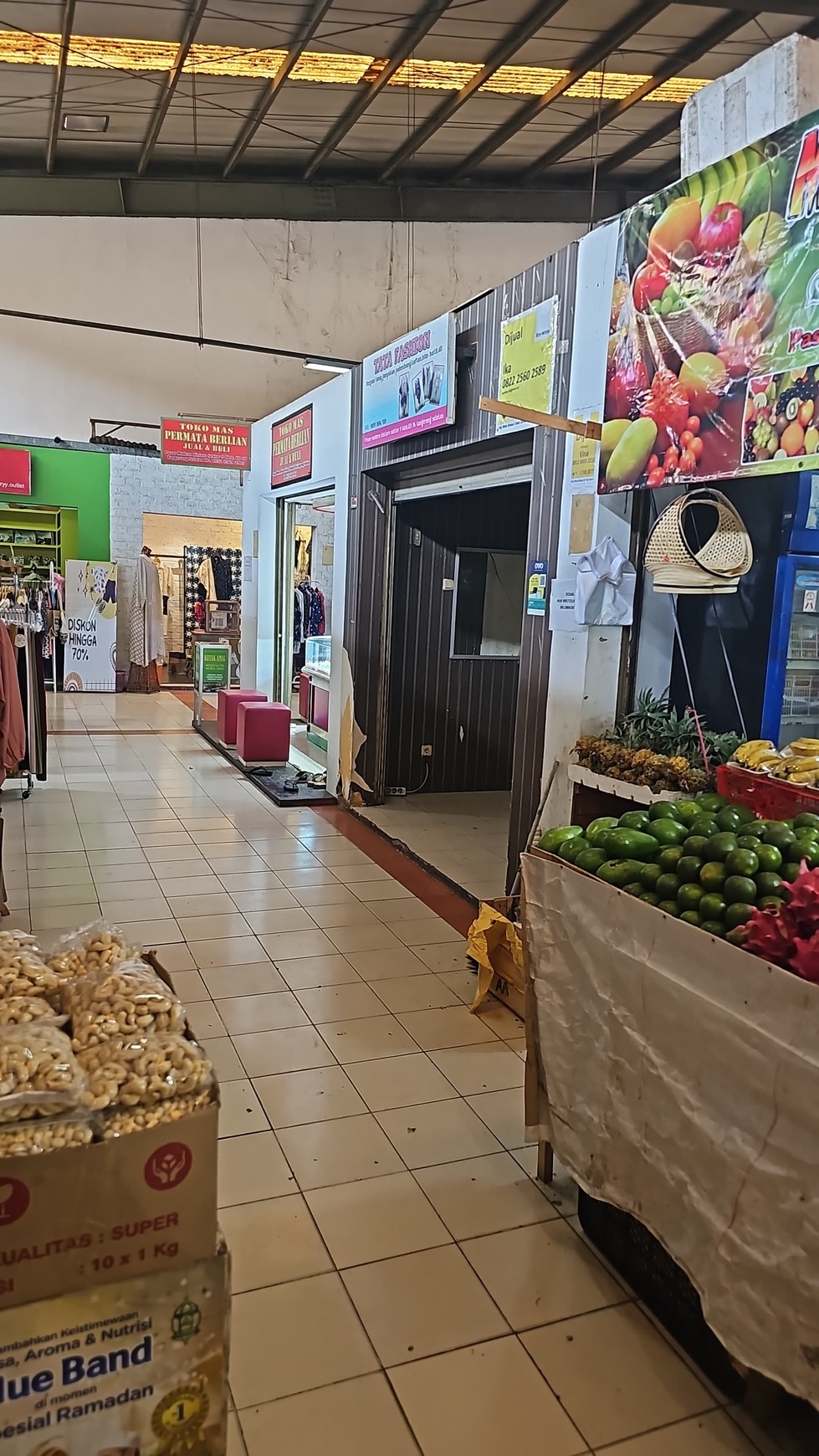 Dijual Kios Lokasi Strategis dan Kawasan Ramai @Pasar Modern Bintaro