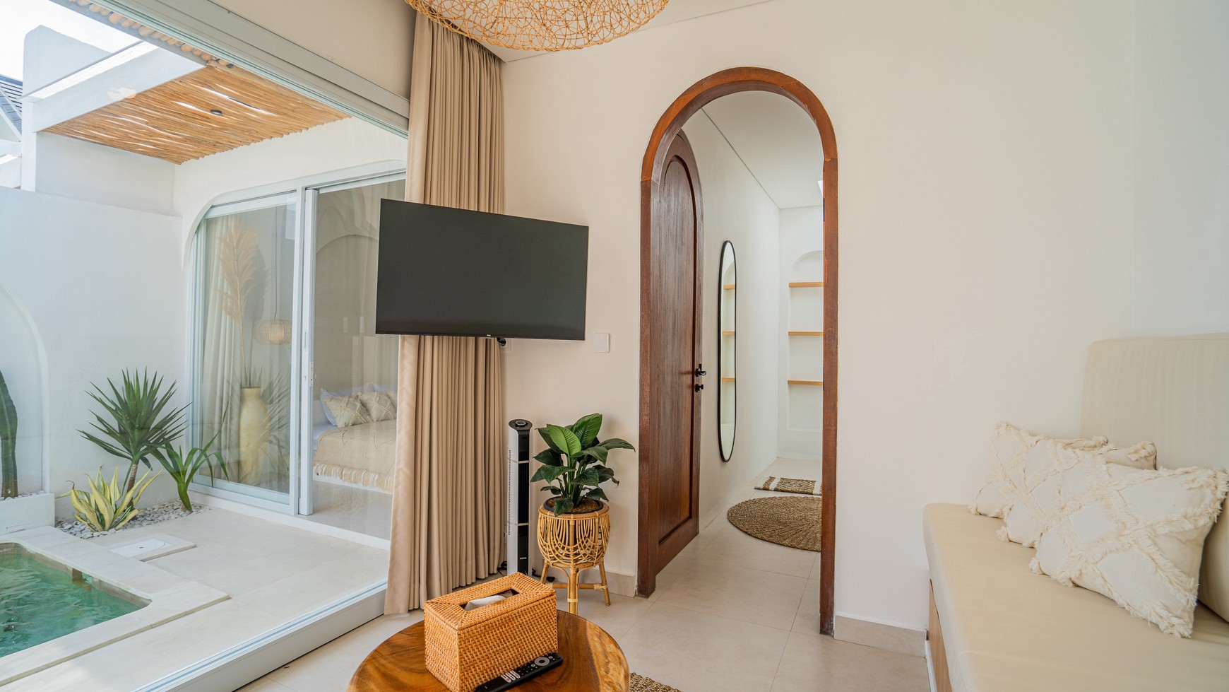 For Sale Leasehold - Brand new modern cozy villa in Kerobokan - Bali ( type  Nameera Mediterranean )