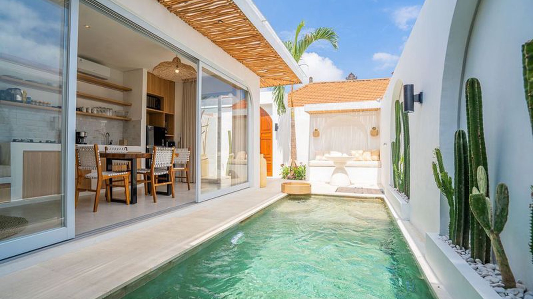 For Sale Leasehold - Brand new modern cozy villa in Kerobokan - Bali ( type  Nameera Mediterranean )