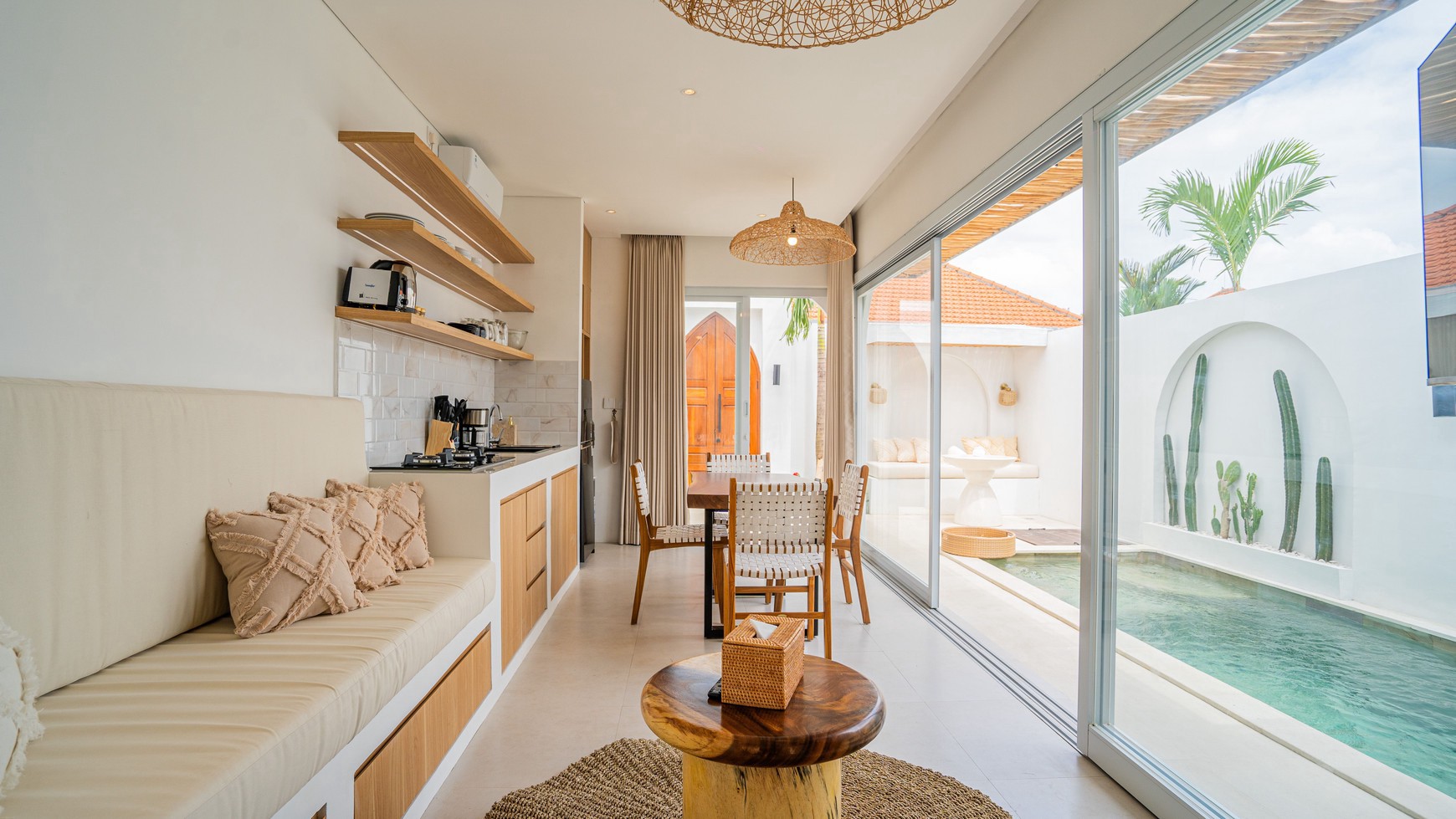 For Sale Leasehold - Brand new modern cozy villa in Kerobokan - Bali ( type  Nameera Mediterranean )
