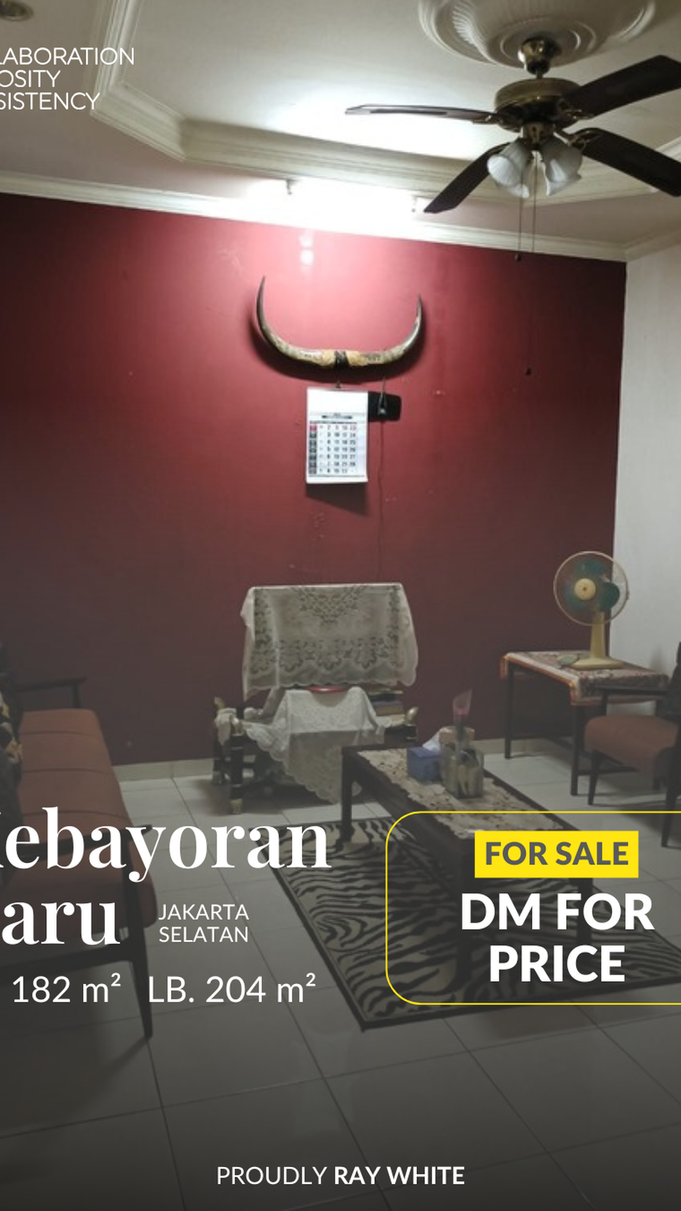 Dijual Rumah di Kebayoran Baru, Jakarta Selatan
