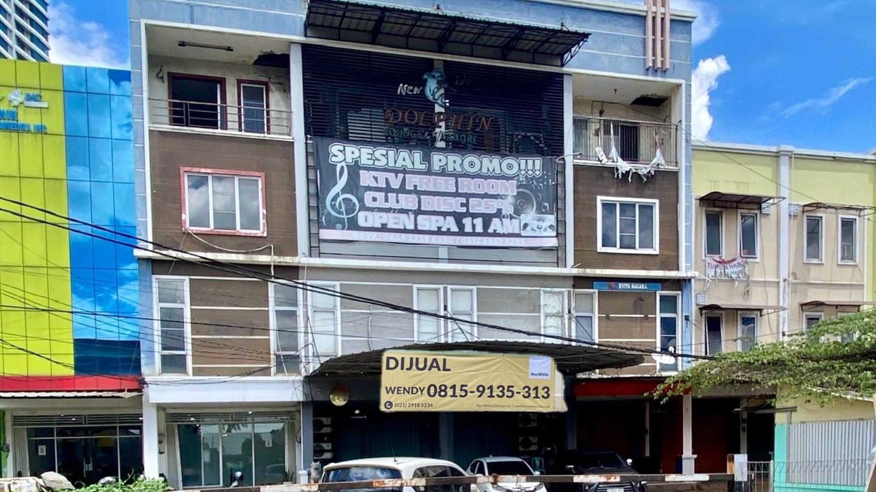 Dijual Ruko Gandeng Eks Lounge & KTV di Kalimalang, Bekasi Barat - Cocok untuk Investasi dan usaha